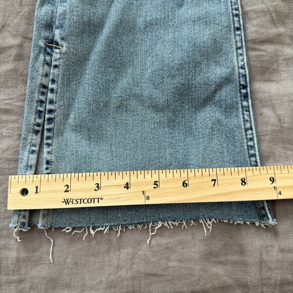 Free People We The Free Jeans Level Up Slit Bootcut Light Blue Wash 29 (28x30) - Picture 10 of 13